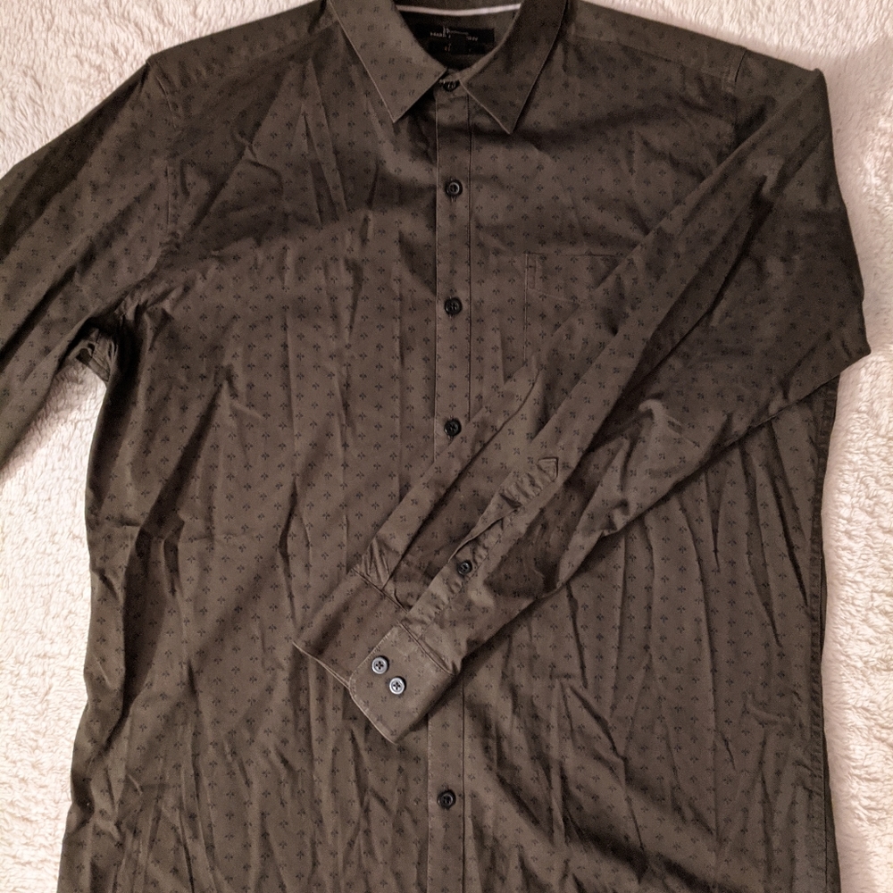 Olive dress shirt